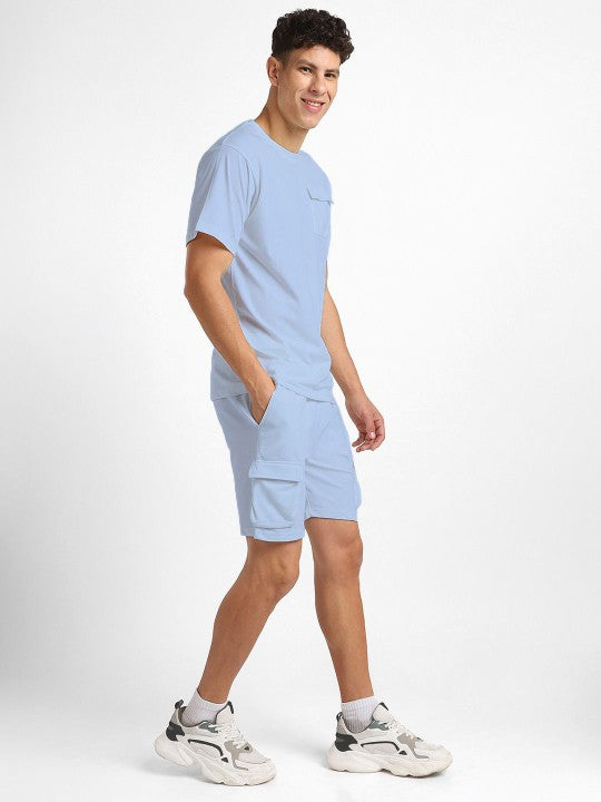 Pure Cotton Oversized T-Shirt With Shorts Co-ord Set