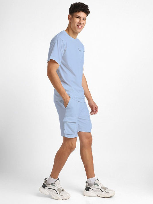 Pure Cotton Oversized T-Shirt With Shorts Co-ord Set