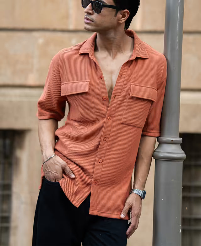 Russet Shirt With Pockets