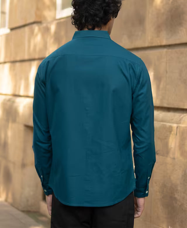 Teal Lightweight Oxford Shirt