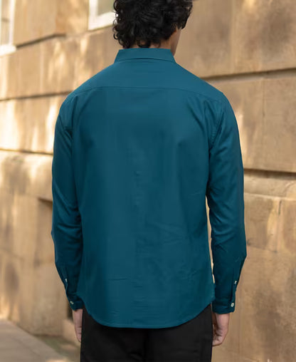 Teal Lightweight Oxford Shirt