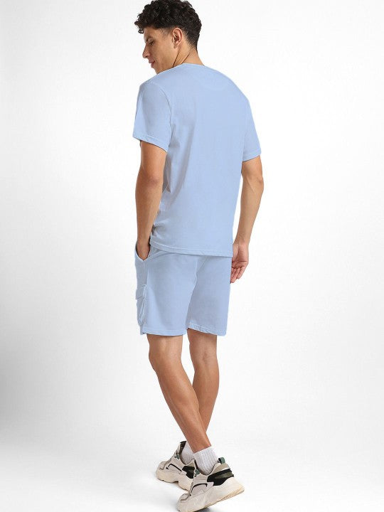 Pure Cotton Oversized T-Shirt With Shorts Co-ord Set