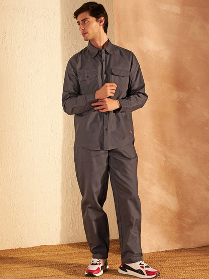 Pure Cotton Shirt With Trousers Co-Ords